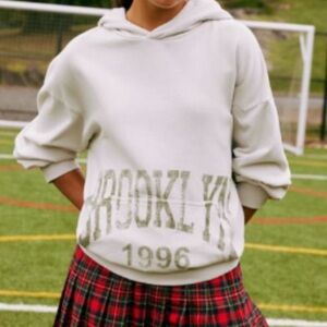 Urban Outfitters Brooklyn Oversized Hoodie in Ivory